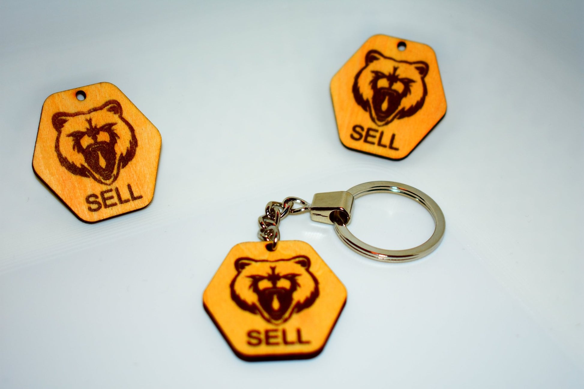 Bear Signal Keychain - DNS Trading