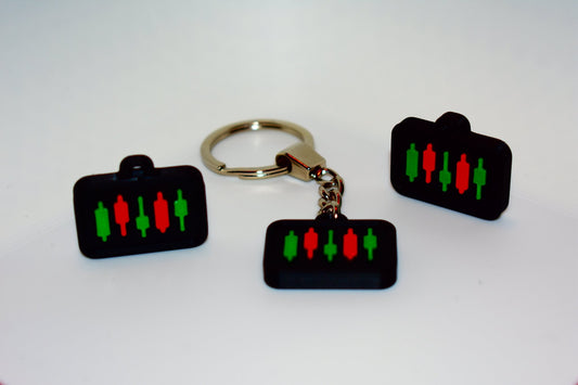 Candle Blocks Keychain - DNS Trading