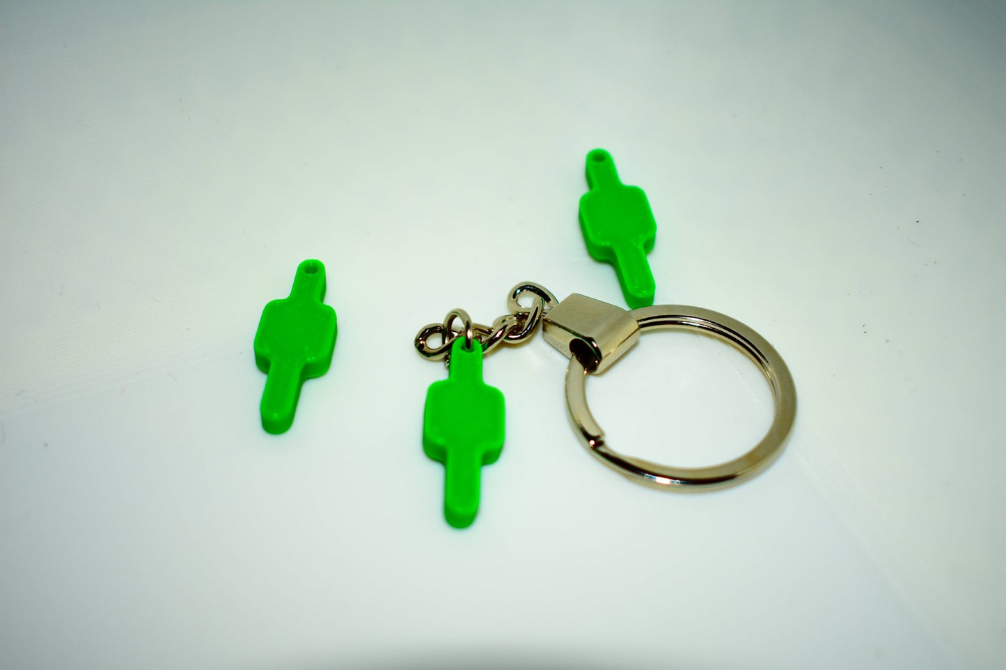 Green Candle Keychain - DNS Trading